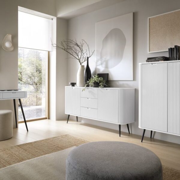 ZOVA RTV168 TV-kommode (hvit)