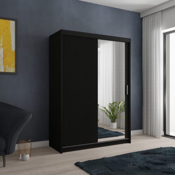 CHICAGO SLIM 150 garderobe (svart)