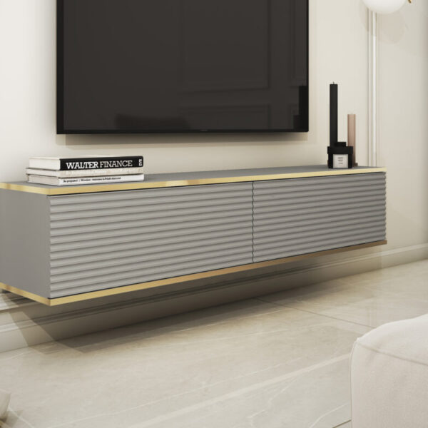 ORO RTV175 veggmontert TV-skap (lysebrun)