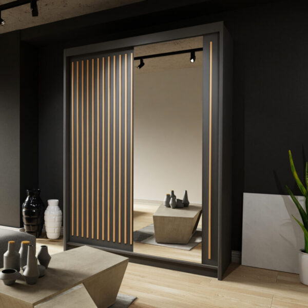 ROYAL 150 garderobe (svart)