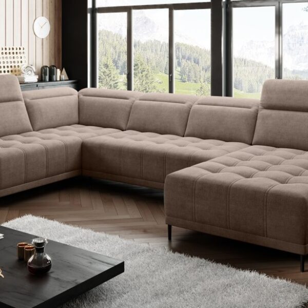 CALVARO-XL (II gr.) mykt hjørne med elektrisk funksjon (Solar-16) D