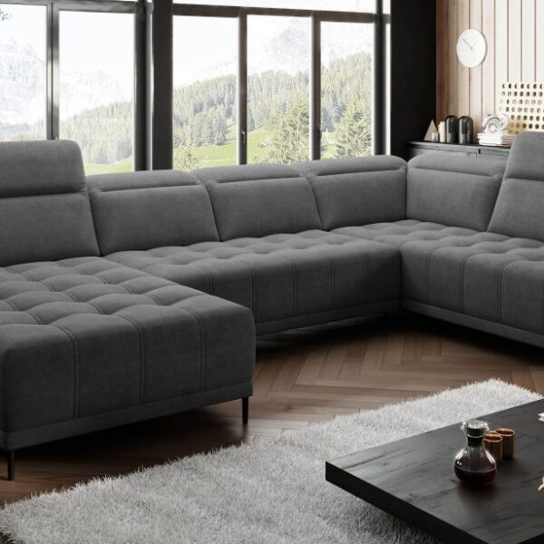 CALVARO-XL (II gr.) mykt hjørne med elektrisk funksjon (Solar-96) K